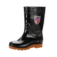 thumbnail image 2 of Mareep Men's Fashion Casual Mid-Tube Spring And Summer New Style Labor Protection Rain Boots Beautiful Gift Shoes Clearance, 2 of 6