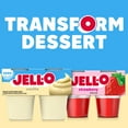 JellO Vanilla Sugar Free Pudding Cups Snack, 4 Ct Cups