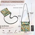thumbnail image 7 of HELLHERO Datura Floral Satchel Bag, Waterproof Shoulder Bag PU Leather Large Capacity Crossbody Bag for Travel Daily Commute, 7 of 7