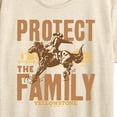 thumbnail image 3 of Yellowstone - Protect The Family - Women's Short Sleeve Graphic T-Shirt, 3 of 6