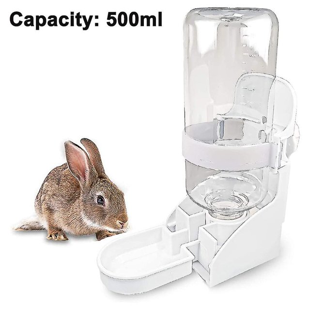 Rabbit Water Bottle, Hanging Water Fountain Automatic Dispenser