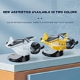 thumbnail image 5 of Solar-Powered 360° Rotating Mini Aircraft-Shaped Car Decor for Modern Men, 5 of 8