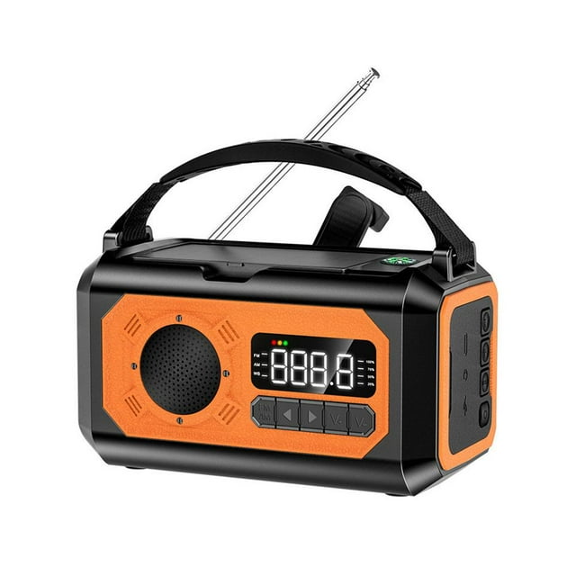 3 in 1Solar Emergency Power + Lights + Radio Hand Crank Power Gener 12000mAh