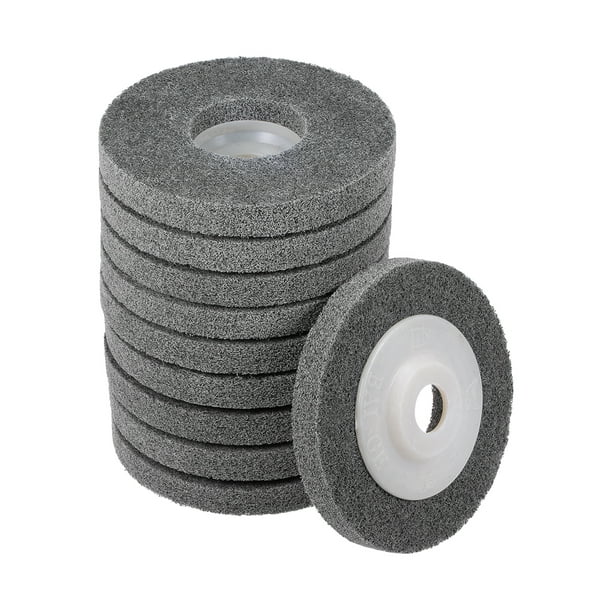 4 Inch Nylon Fiber Polishing Wheel Sanding Buffing Disc for Angle Grinder  10 Pcs