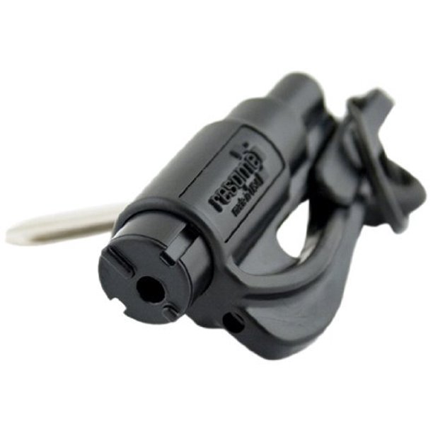 resqme The Original Keychain Car Escape Tool, Made in USA (Black