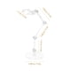 thumbnail image 5 of 4pcs Sturdy Action Figure Display Shelf Plastic Model Figurine Stand Household Model Rack, 5 of 6