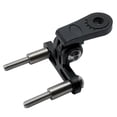 thumbnail image 1 of Aluminum Holder Adapter Digital Cameras Bike Handlebar Mount Holder Headlight Bracket Sports Camera Light Lamp Rack (Black), 1 of 8