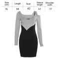 thumbnail image 2 of Vestidos bodycon de verano para mujer mini vestido de cóctel con un hombro fruncido hasta la rodilla, 2 of 6