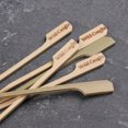 thumbnail image 7 of BambooMN Wild Caught Food Marking Bamboo Paddle Skewer Picks - 3.5" (8.9cm) - 100 Pieces, 7 of 7