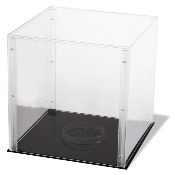Franklin Sports Full Size Basketball / Soccer Acrylic Display Case – Magnetic Snap Together – Memorabilia – UV Protected – Sport Collectibles
