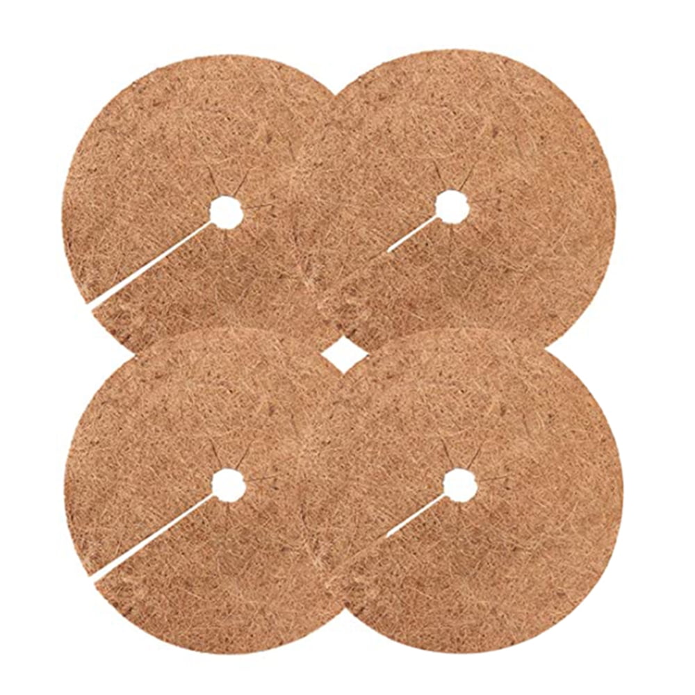 24 Inch Natural Coir Tree Protection Weed Mats Great Endurance And