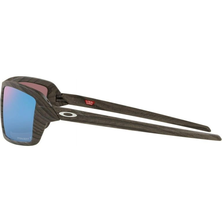 Oakley Split Shot Sunglasses Woodgrain / Prizm Deep Water Polarized