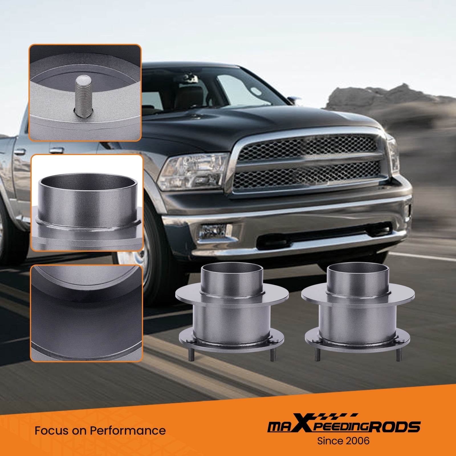 Maxpeedingrods 3.5" Front Level Lift Kit Spacers For Dodge Ram 1500 2500 3500 4x4 4WD 1994-2013