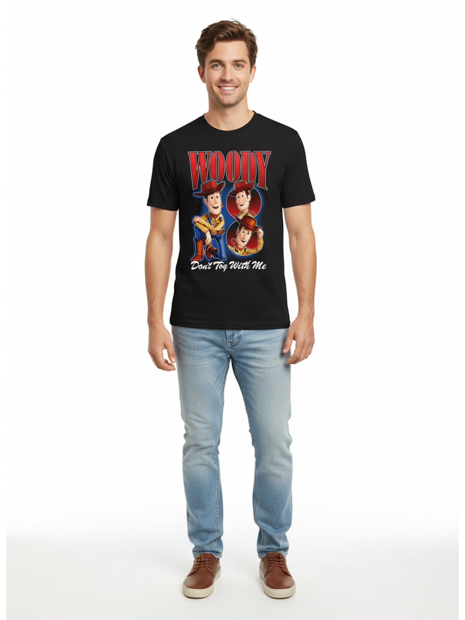 Toy Story, Men's & Big Men's Graphic Tee, Toy With Me, Sizes S-3XL