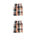 thumbnail image 2 of Minnieouse Ropa interior para hombre, bóxer tejido, pantalones cortos para hombre, mano de obra fina, al tacto, ropa para el hogar, ropa de Naranja METRO 2piezas, 2 of 6