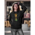 thumbnail image 2 of Portrait Of A Giraffe Hoodie Women -SPIdeals Designs, Female 3X-Large, 2 of 4
