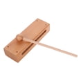 thumbnail image 4 of KAKOWELY Claviers instrument de Musique Bloc en Bois avec Maillet Orfèvre Bâtons de Musique Instruments de Percussion Bloc en Bois Bloc de Percussion en Bois Bloc de Rythme, 4 of 5