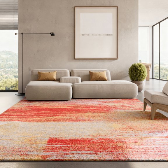 Safavieh Adirondack Rudyard Abstract Ombre Area Rug, Rust/Gold, 4' x 6'