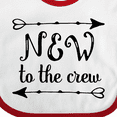 thumbnail image 4 of Inktastic Baby New to the Crew Arrows Boys or Girls Baby Bib, 4 of 4
