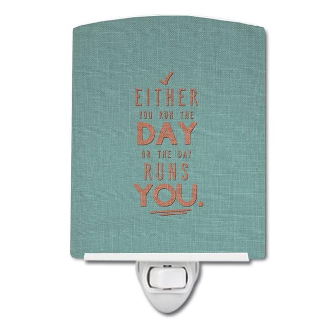 Carolines Treasures BB5453CNL Run the Day Ceramic Night Light