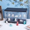 thumbnail image 5 of Acrylic Display Case for Collectibles Display Case Acrylic Display Rack Case Organizer with 2 Tier Dustproof Storage Display Box, 5 of 6
