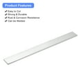 thumbnail image 4 of Uxcell Square Aluminum Flat Bar, 2Pcs 1/4" Thick 1.2" Width 12" Length Square Aluminum Bar For Industrial Building, 4 of 5