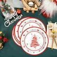 thumbnail image 4 of A Christmas Snowflake Paper Plates Winter Christmas Tree Snowflake Party Tableware Supplies Birthday Party Tableware, 4 of 6
