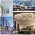 thumbnail image 3 of Beatineon 39ft LED Strip Lights,High-Density Neon Flex Light,1440 LEDs Ultra-Bright Strip with IP65 Waterproof, Connectable & Cuttable for Indoor Outdoor Signage, ETL Certified,Warm White, 3 of 10