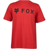 Fox Absolute Basic Youth T-Shirt (Medium, Flame Red)