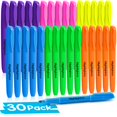 thumbnail image 1 of Resaltadores Duchong, paquete de 30, colores surtidos, no traspasan, 1 of 7