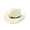 Light Yellow, variant on TIANZEN Women Men Summer Western Cowboy Hat Shapeable Straw Hat Hollowed Out Sun Hat Tennis Baseball Cap