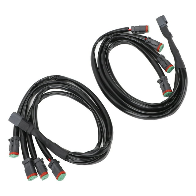 Wiring Harness Adapter, High Power Wiring Harness Adapter Splitter for LED Light Bar, LED Cubes, LED Work Lights