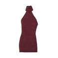 thumbnail image 2 of Vestido elástico para niña a escala 1/12, mini muñeca, vestido informal en miniatura para muñeca femenina de 6'', accesorios para el cuerpo de rojo, 2 of 8