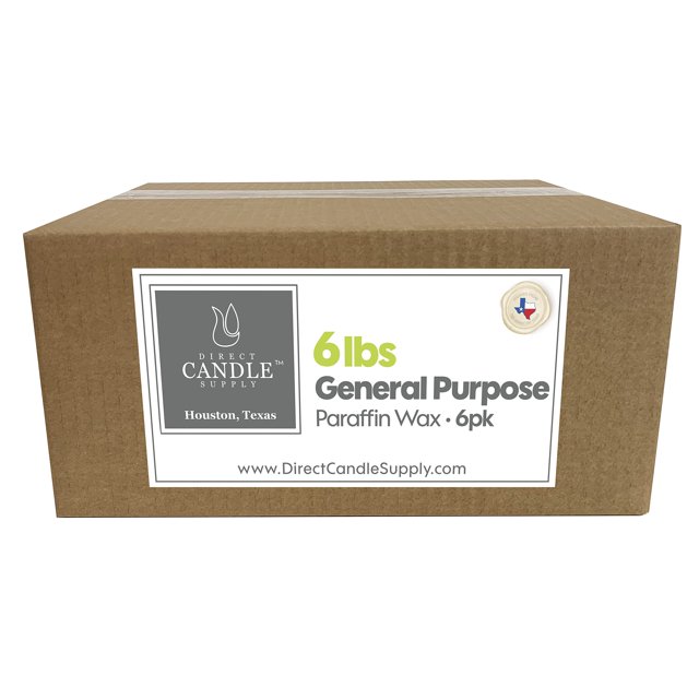 Kit de bloques de cera de parafina de 2,7 kg para velas