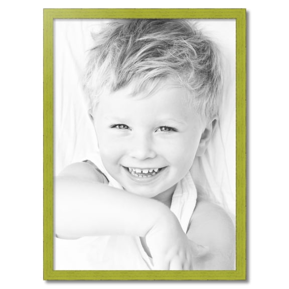 ArtToFrames 27" x 37" Modern Green Picture Frame, 27x37 inch Green Wood Poster Frame (WOM-4589)