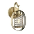 thumbnail image 2 of Trade Winds 1-Light Wall Sconce in Natural Brass, 2 of 3