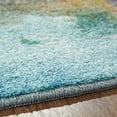 thumbnail image 4 of Mohawk Home Prismatic Confetti Canvas Multi Contemporary Abstract Precision Printed Area Rug, 3'9"x5', Teal & Green, 4 of 6
