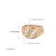 thumbnail image 4 of Guardurnaity Anillo de mujer, cobre hueco, decorativo, para adultos, joyería de mano, elegante, exquisito, colgante, decoración artesanal Ropa, zapatos y accesorios Miscelánea Talla 8 Guardurnaity AP014941-02, 4 of 6