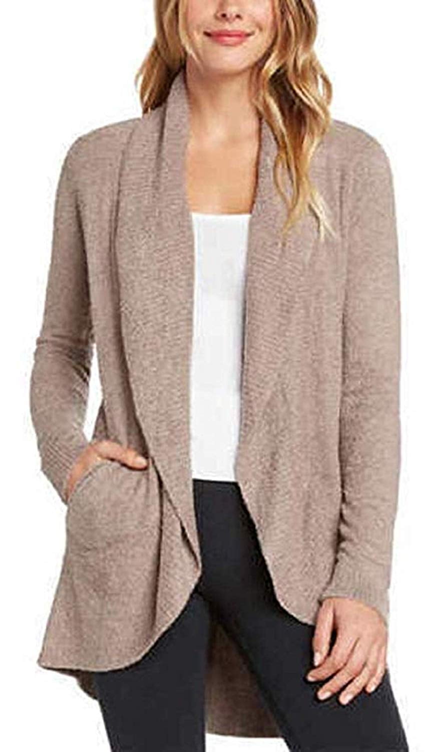 Travel Cardigan Sweater 1244005 Mocha 