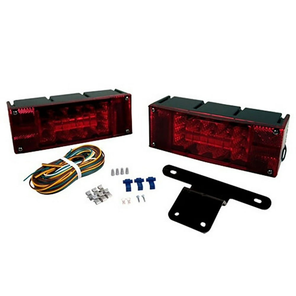 Blazer International LowProfile LED Submersible Trailer Light Kit, Red