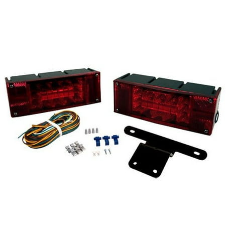 Blazer C7280 LED Low-Profile Submersible Trailer Light Kit for Trailers Over and Under 80", 1 Pair