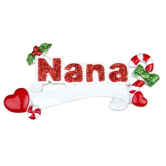 PERSONALIZED CHRISTMAS ORNAMENTS FAMILY NANA KIT