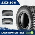thumbnail image 2 of MaxAuto 2 Pcs 13x6.50-6 Turf Tire Mower Lawn and Garden Tractor, 4PR, 2 of 6