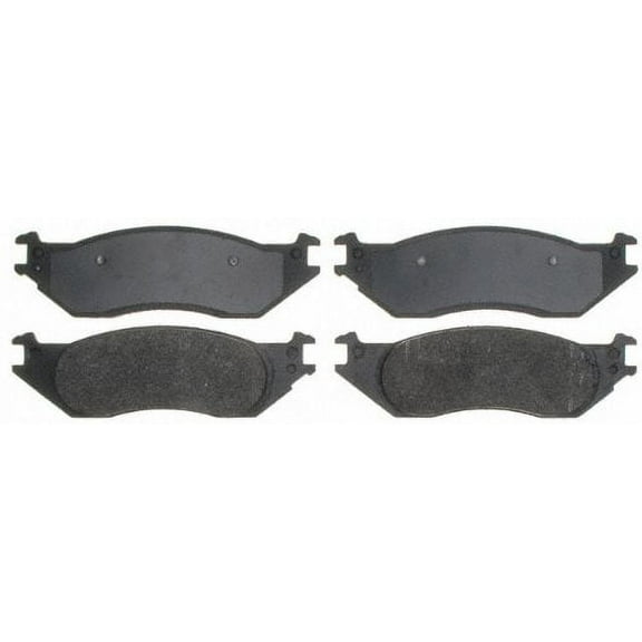 Raybestos SGD1045M Service Grade Semi-Metallic Disc Brake Pad Set Fits select: 2004-2007 FORD ECONOLINE
