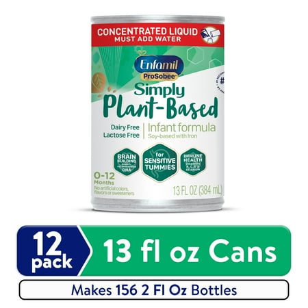 Mead Johnson 119501, Enfamil® ProSobee® Lipil® Infant Formula, 12/Case (461275_CS)