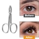 thumbnail image 4 of Pinzas de tijeras para cejas, pinzas para cejas con mango de tijeras, pinzas para desplumar el cabello, 4 of 5