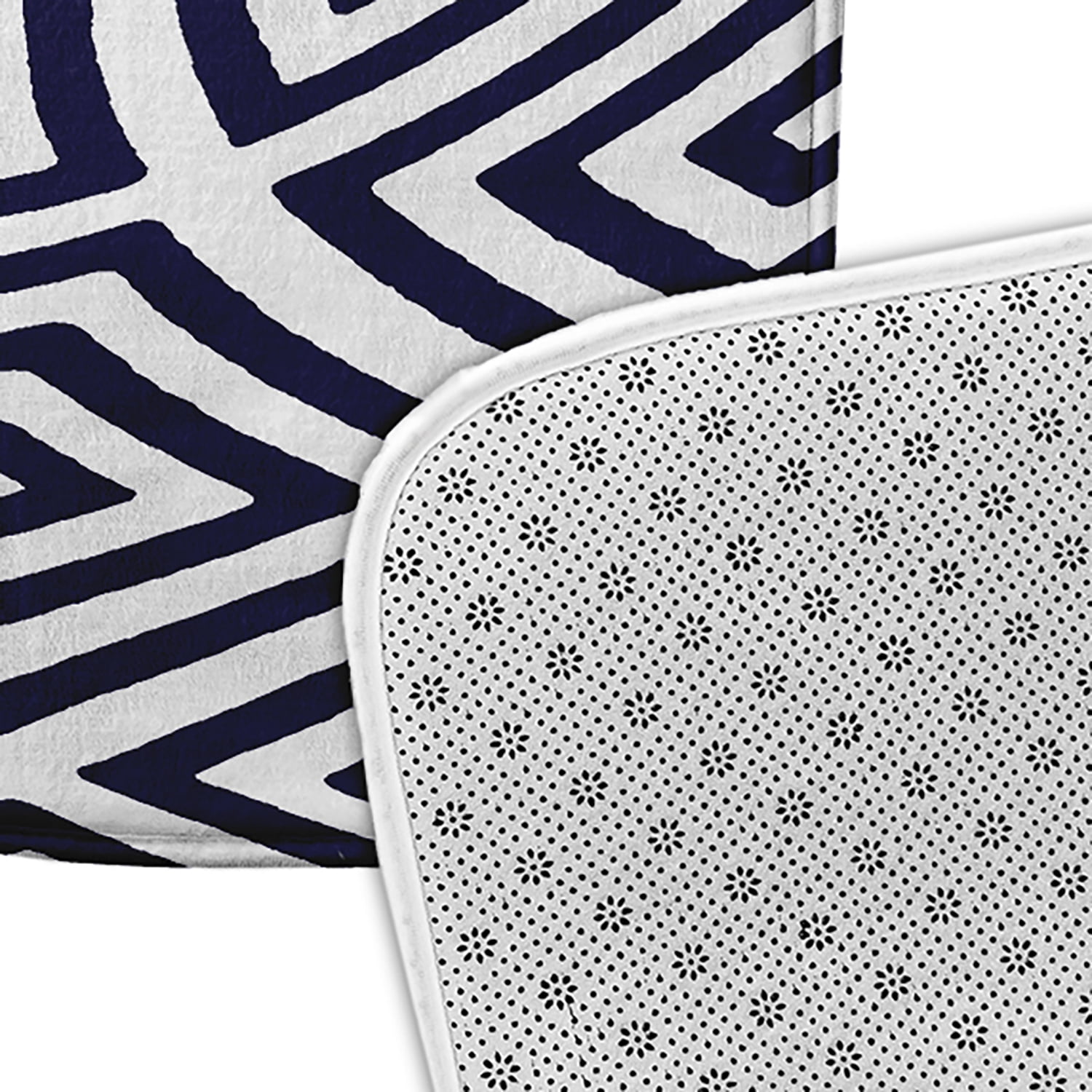 Simply Daisy Geometric Pet Feeding Mat for Dogs and Cats