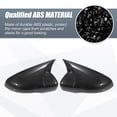 thumbnail image 4 of Unique Bargains 1 Pair Car Rear View Side Mirror Cover Cap Carbon Fiber Pattern for Volkswagen Golf 6 MK6 Touran, 4 of 6