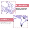 thumbnail image 5 of FRCOLOR Small Shopping Cart Kids Toddler Shopping Cart Toy Pretend Grocery Cart Model, 5 of 5