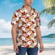 thumbnail image 3 of Fotbe Santa Claus bells Snowman Camisa Hawaiana para Hombre Unisex – Camisa Casual de Verano con Botones de Manga Corta de Algodón y Lino,Medium, 3 of 7